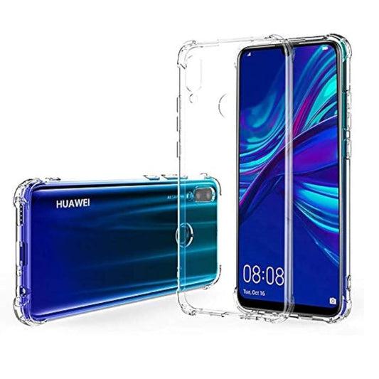 AntiShock Clear Back Cover Soft Silicone TPU Bumper case for Huawei Y7 2019