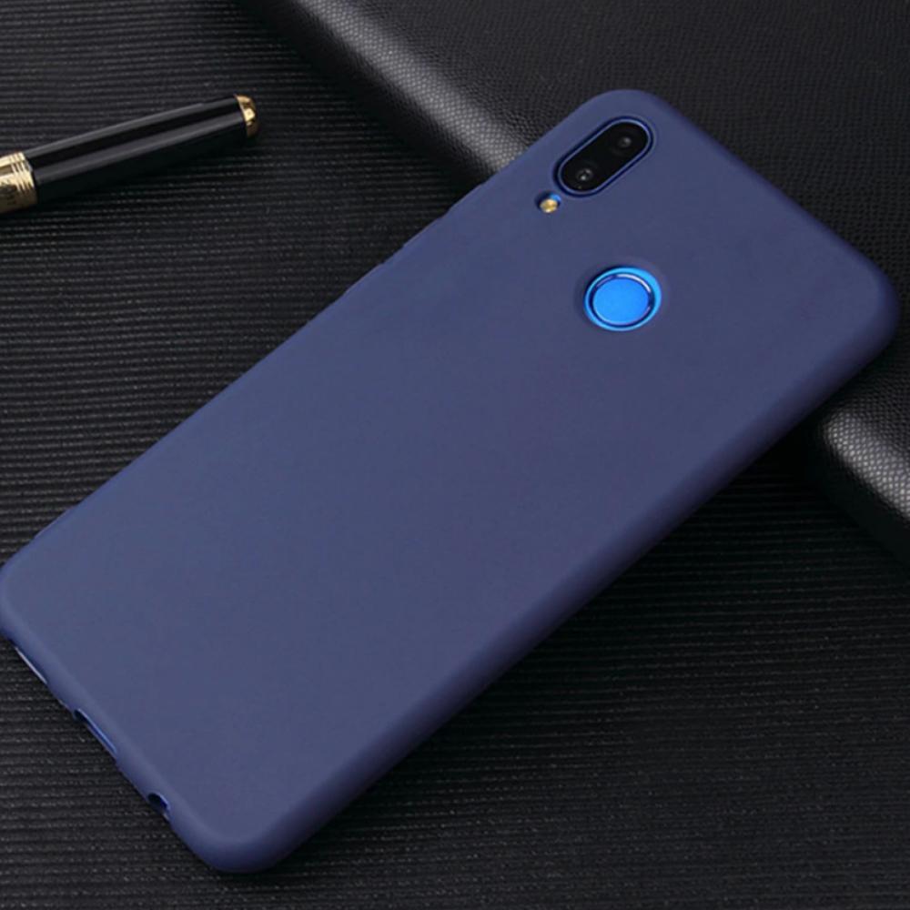 Huawei Nova 3i Silicone back Cover Slim Magic TPU Case Blue