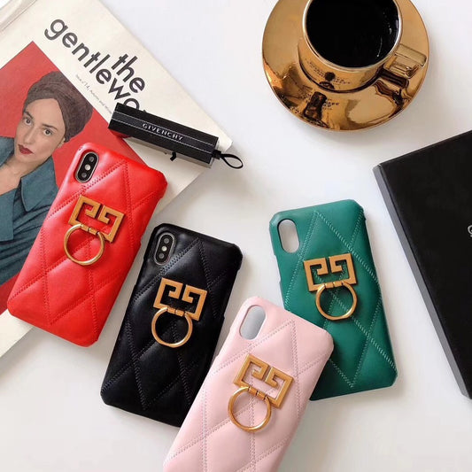 Luxury shock proof Ring Holder iPhone Case