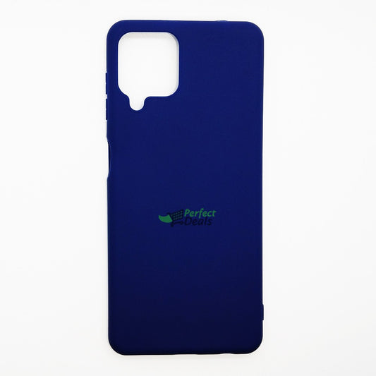 Samsung A22 Silicone back Cover Slim Magic TPU Case Blue