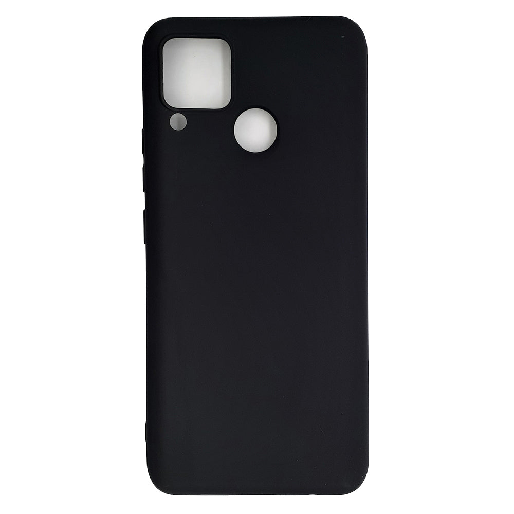 Realme C15 Silicone back Cover Slim Magic TPU Case Black