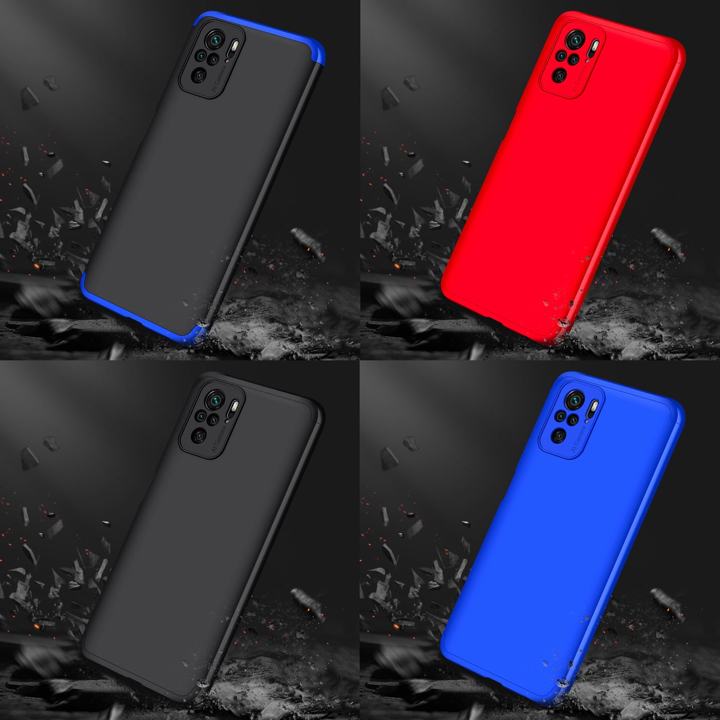 Original GKK Dual Tone 360º Case for Redmi Note 10