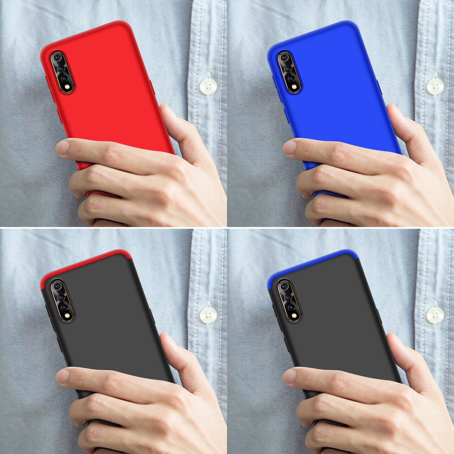 Original GKK Dual Tone 360º Case for Vivo S1