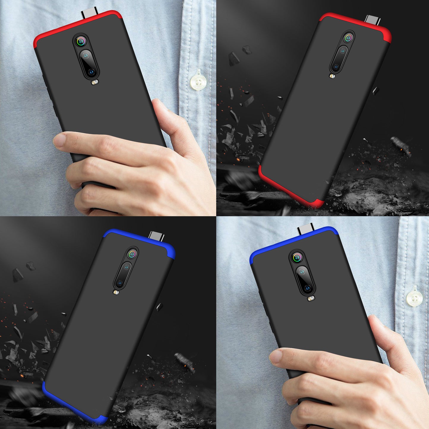 Original GKK Dual Tone 360º Case for Mi 9T