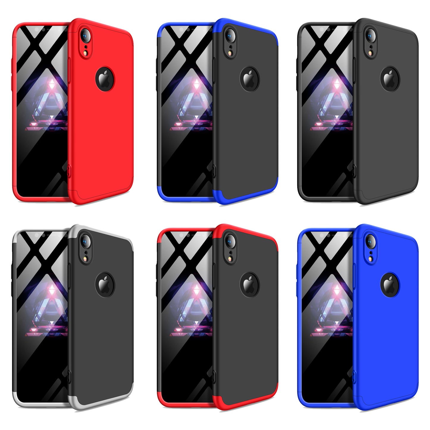 Original GKK Dual Tone 360º Case for apple iPhone XR