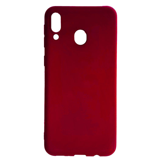 Samsung M20 Silicone back Cover Slim Magic TPU Case Red