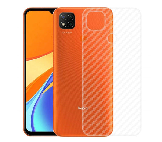 Redmi 9C carbon Back Clear Skin Sticker