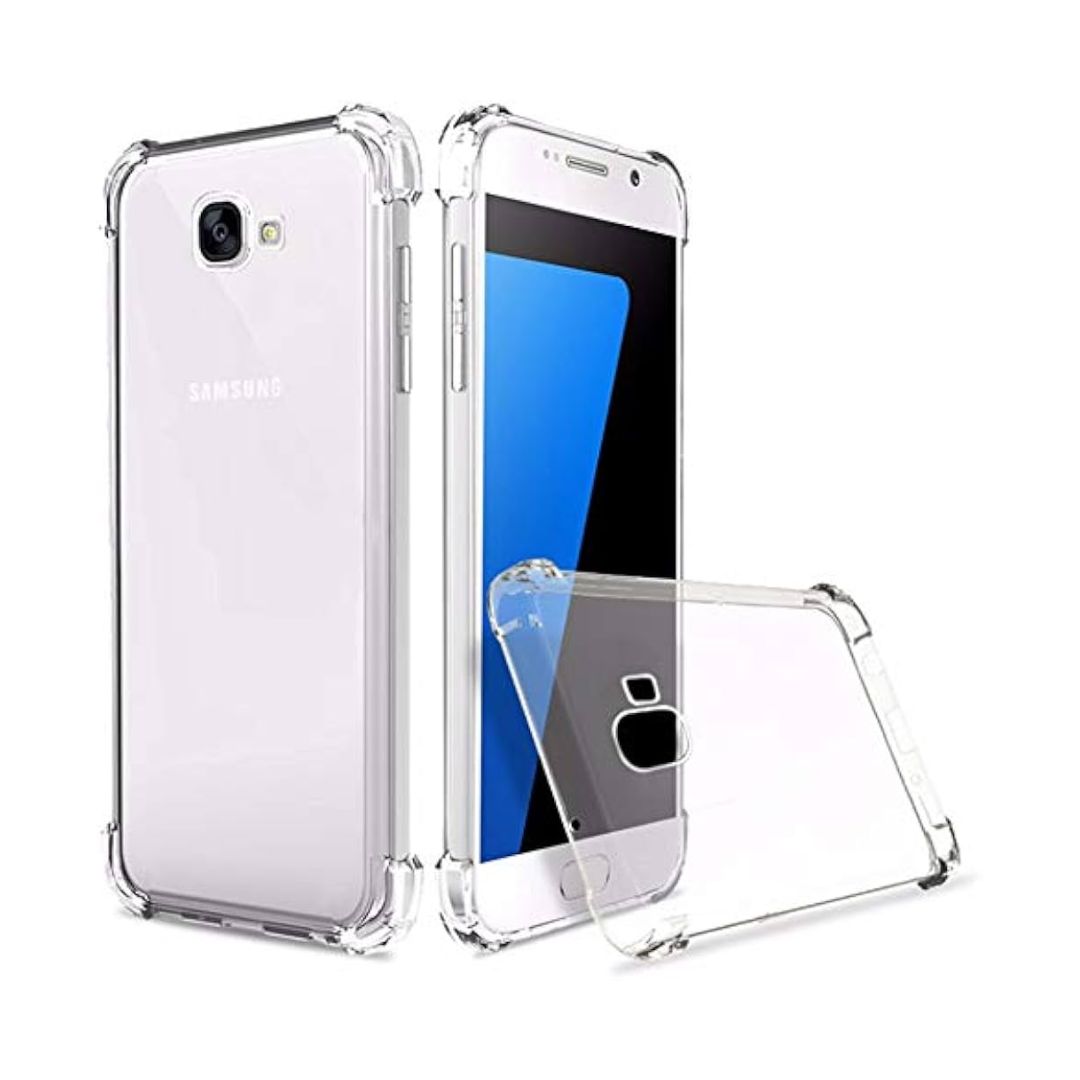 AntiShock Clear Back Cover Soft Silicone TPU Bumper case for Samsung J7 Prime