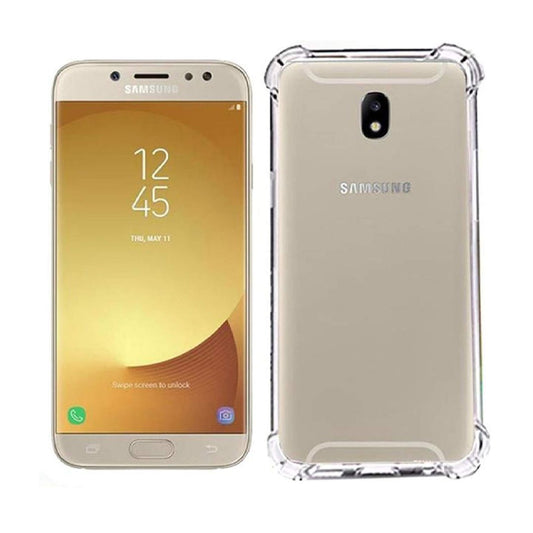 AntiShock Clear Back Cover Soft Silicone TPU Bumper case for Samsung J7 Pro