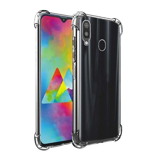 AntiShock Clear Back Cover Soft Silicone TPU Bumper case for Samsung M20