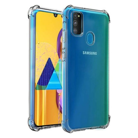 AntiShock Clear Back Cover Soft Silicone TPU Bumper case for Samsung M21