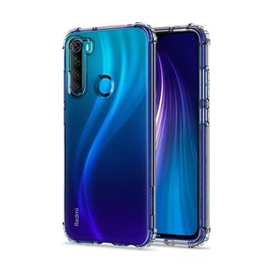 AntiShock Clear Back Cover Soft Silicone TPU Bumper case for Redmi Note 8