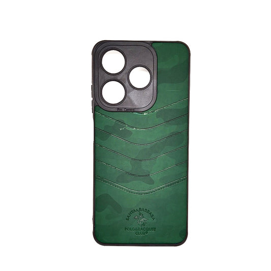 TECNO Spark 10C POLO clothe texture case velvet Back Cover Green