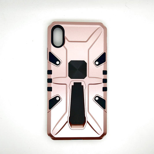 iPhone Xs Max Shockproof Armour Magnet Car holder Military Grade Case Rose