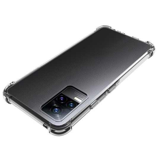 AntiShock Clear Back Cover Soft Silicone TPU Bumper case for Vivo V21e