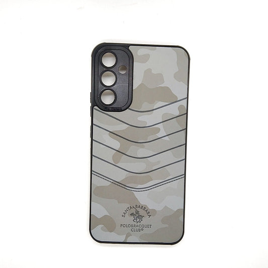 Samsung A34 5G POLO clothe texture case velvet Back Cover Grey