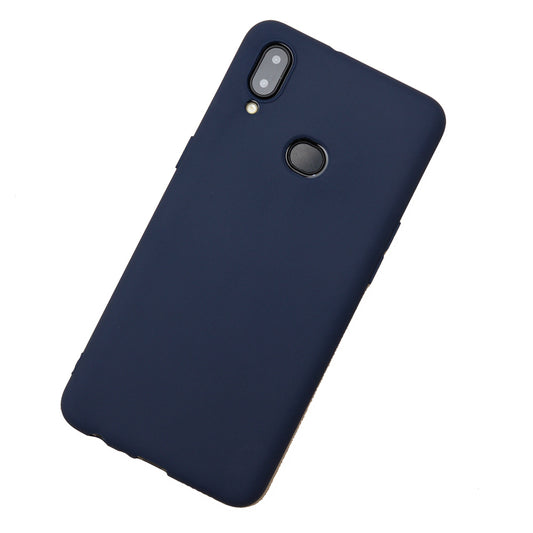 Samsung A10s Silicone back Cover Slim Magic TPU Case Blue