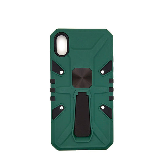 iPhone XR Shockproof Armour Magnet Car holder Military Grade Case Green