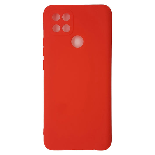 OPPO A15 Silicone back Cover Slim Magic TPU Case Red