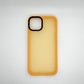 iPhone 13 Luxury Matte Slim Shockproof iPhone Case Yellow