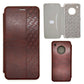 Huawei Y9A Leather Pouch Case Premium Leather texture full cover