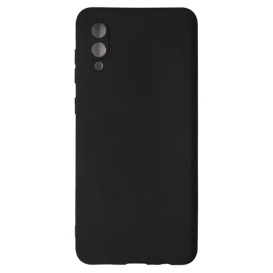 Samsung M02 Silicone back Cover Slim Magic TPU Case Black