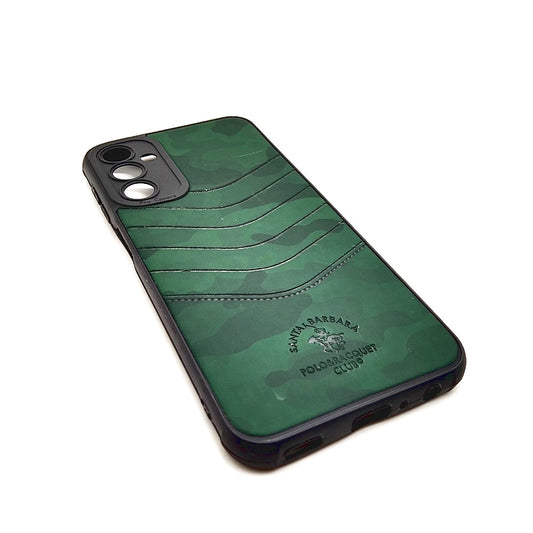 Samsung A24 4G POLO clothe texture case velvet Back Cover Green