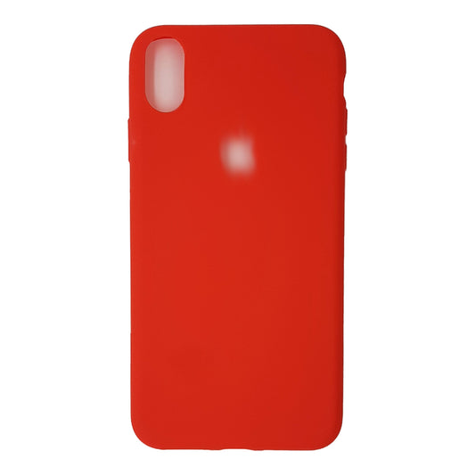 iPhone Xs Max Silicone back Cover Slim Magic TPU Case Red