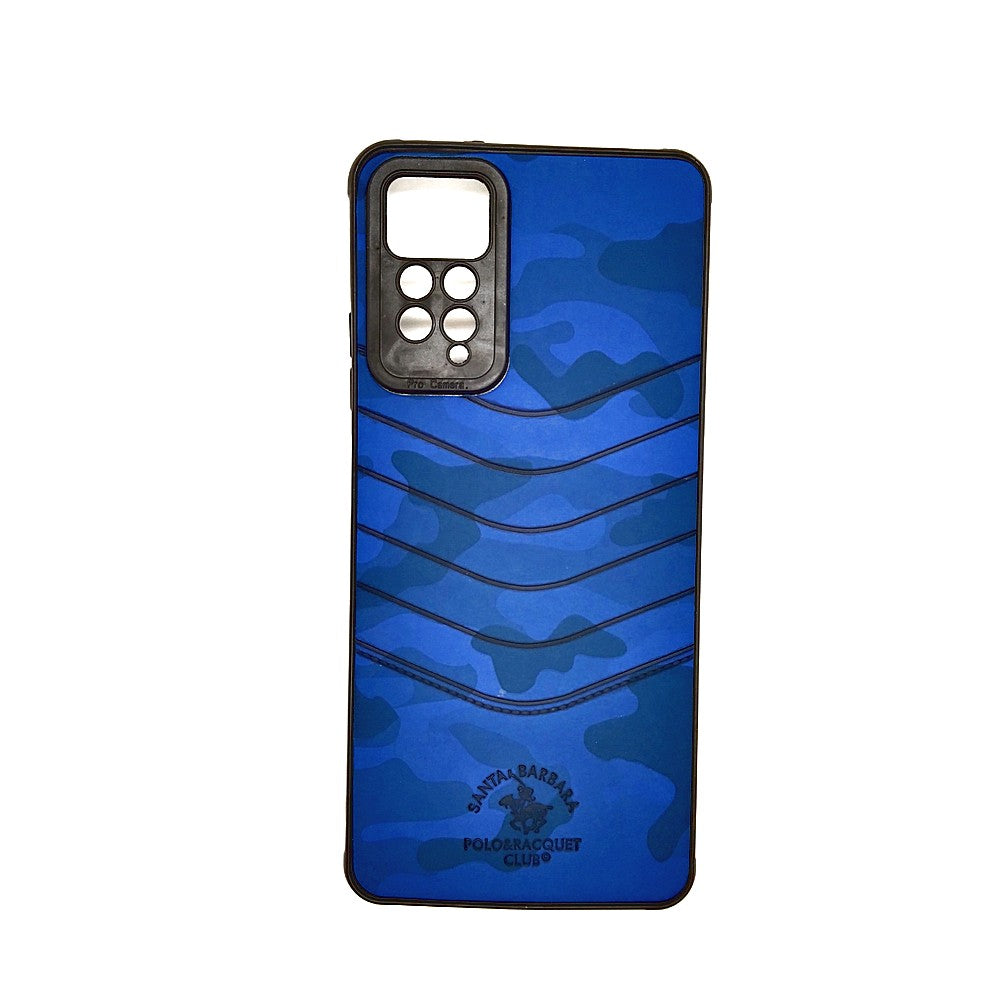 Redmi Note 12 Pro 4G POLO clothe texture case velvet Back Cover Blue