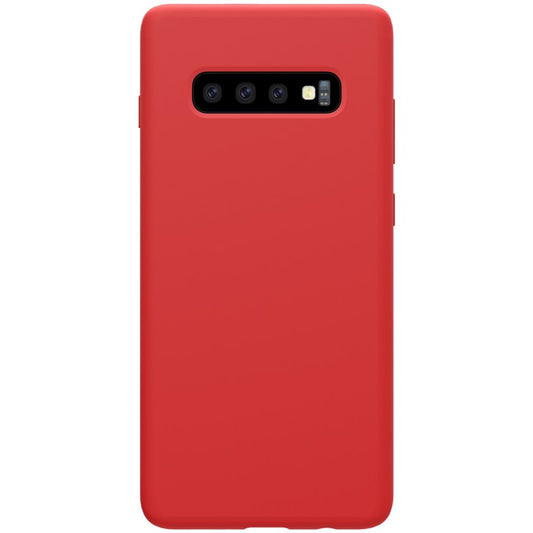 Samsung S10 Silicone back Cover Slim Magic TPU Case Red