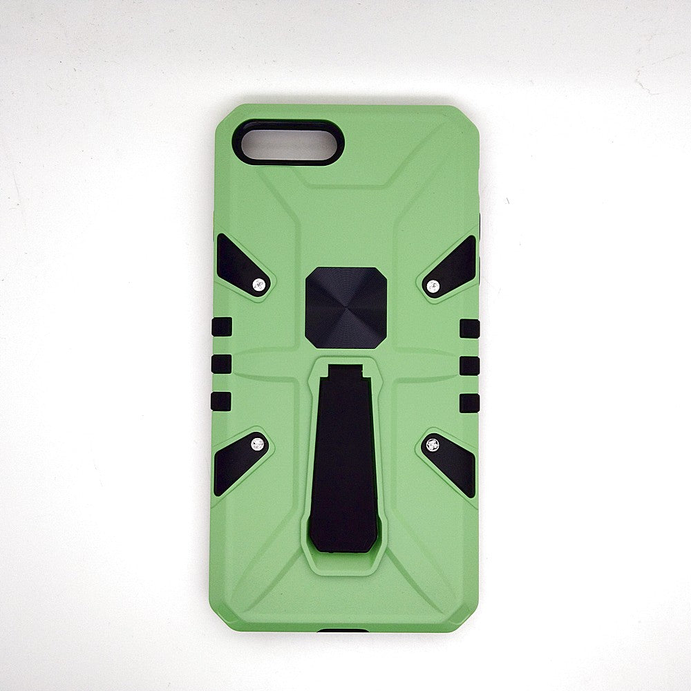 iPhone 7 Plus Shockproof Armour Magnet Car holder Military Grade Case Light Green