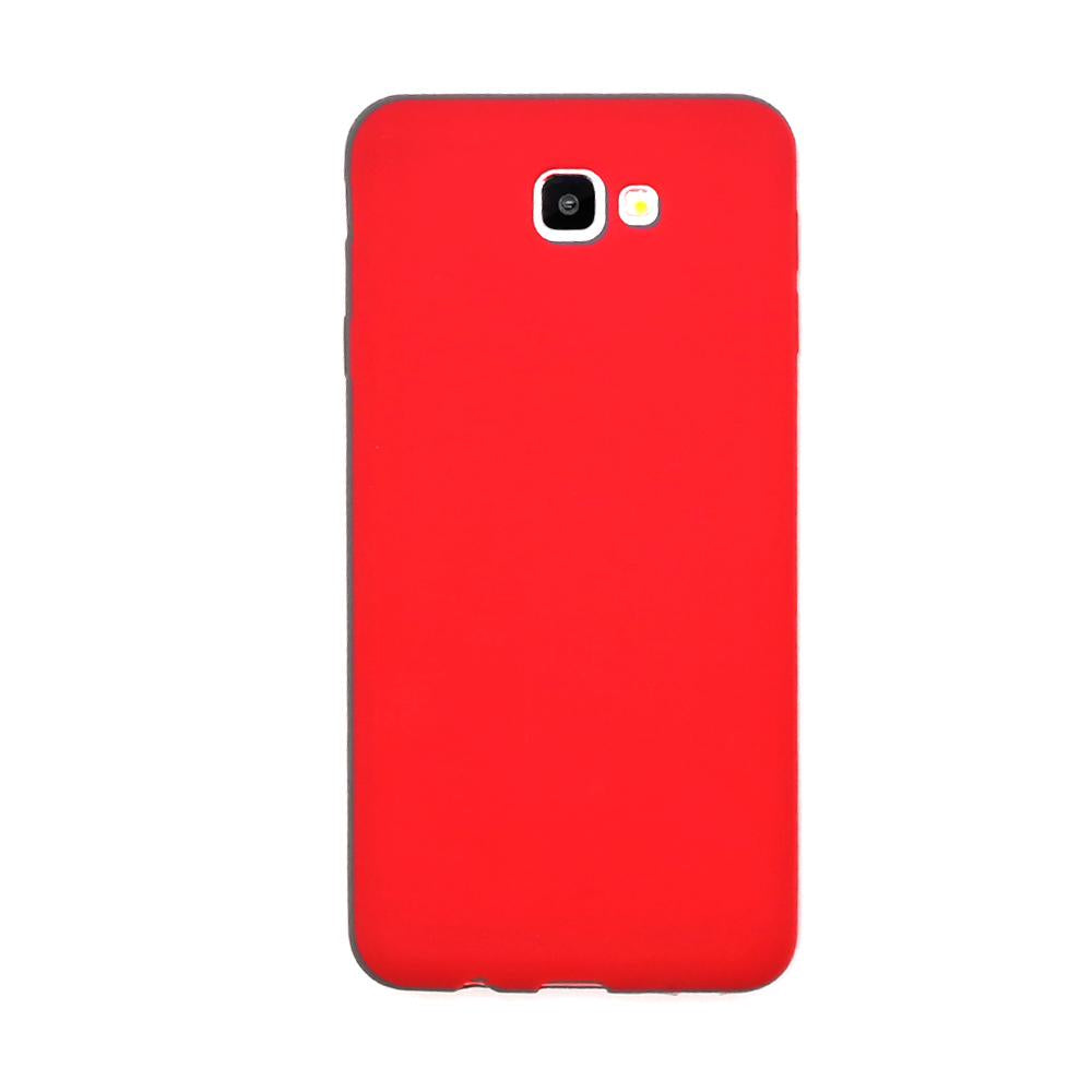 Samsung J7 Prime Silicone back Cover Slim Magic TPU Case Red