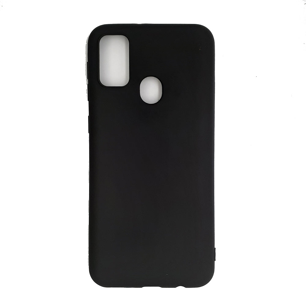 Samsung M21 Silicone back Cover Slim Magic TPU Case Black