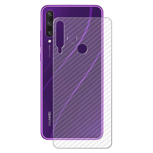 Huawei Y6p carbon Back Clear Skin Sticker