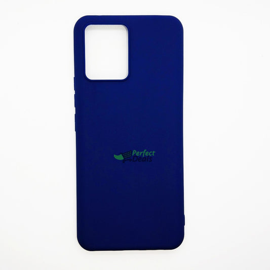 Realme 8 Silicone back Cover Slim Magic TPU Case Blue