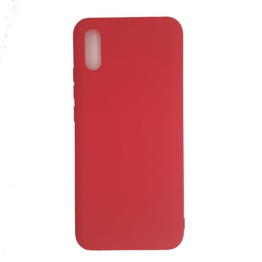 Redmi 9A Silicone back Cover Slim Magic TPU Case Red