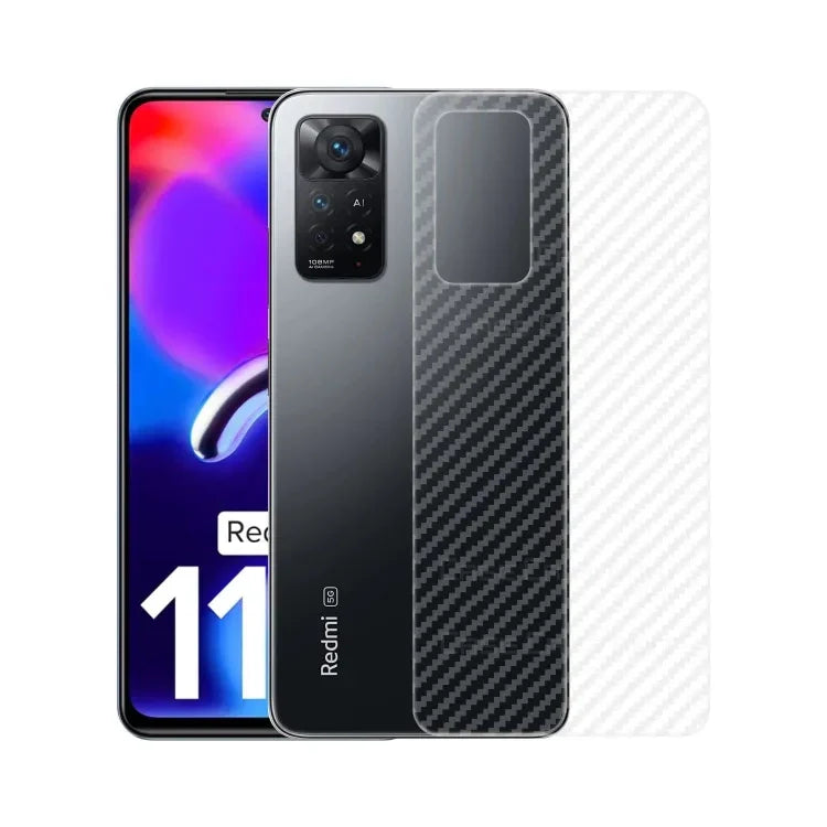 Redmi Note 11 Pro carbon Back Clear Skin Sticker