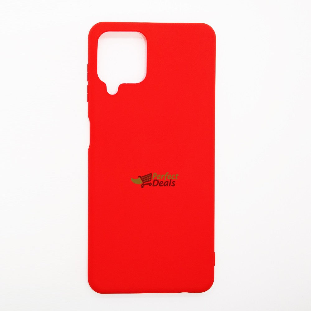 Samsung M22 Silicone back Cover Slim Magic TPU Case Red