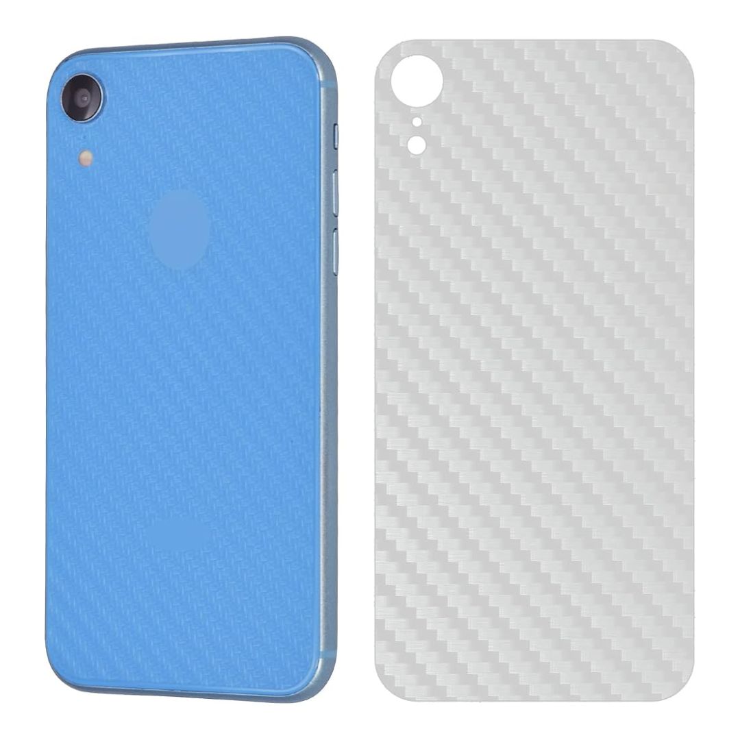 iPhone XR carbon Back Clear Skin Sticker