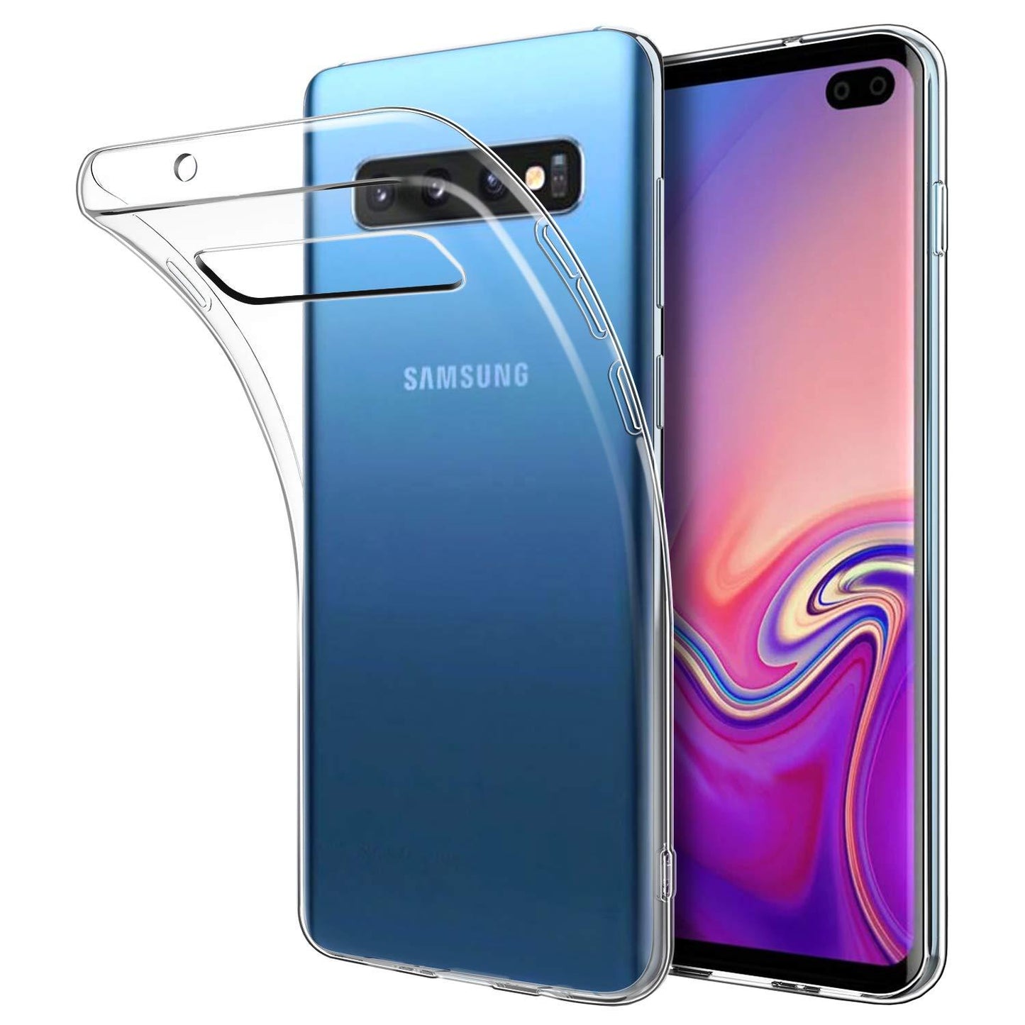 Transparent Clear Slim Case for Samsung S10 Plus