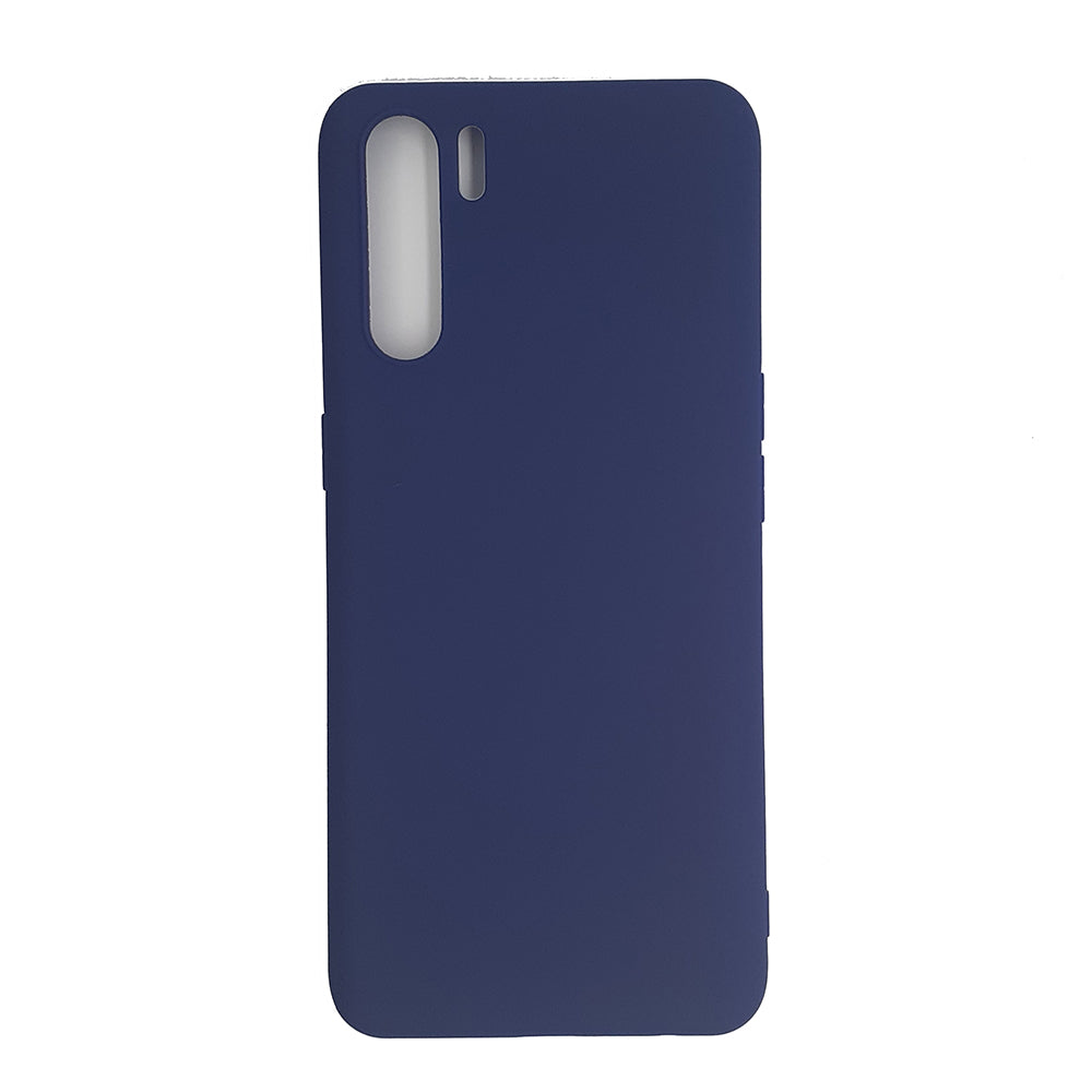 OPPO F15 Silicone back Cover Slim Magic TPU Case Blue