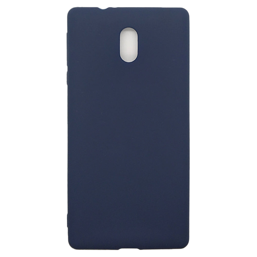 Nokia 3 Silicone back Cover Slim Magic TPU Case Blue