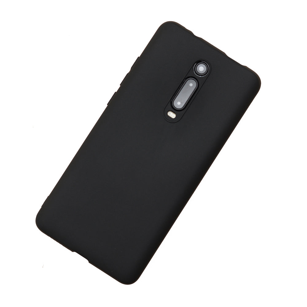 Xiaomi Mi 9T Silicone back Cover Slim Magic TPU Case Black