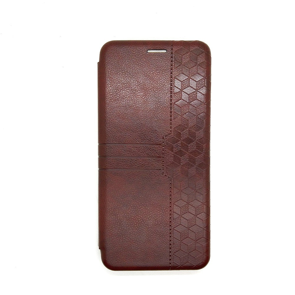 Samsung A12 Leather Pouch Case Premium Leather texture full cover