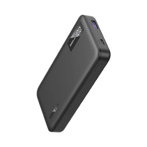 UGREEN 10000mAh 20W Two-way Fast Charging Power Bank Black – Model PB311 – Portable Fast Charging Battery Pack for Smartphones, Tablets, Laptops and USB-Powered Devices