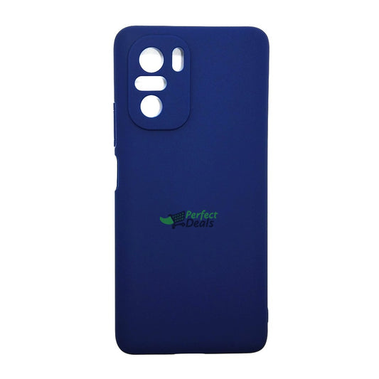 Xiaomi POCO F3 Silicone back Cover Slim Magic TPU Case Blue