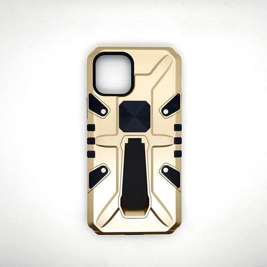 iPhone 12 Pro Shockproof Armour Magnet Car holder Military Grade Case Gold