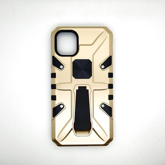 iPhone 11 Shockproof Armour Magnet Car holder Military Grade Case Gold