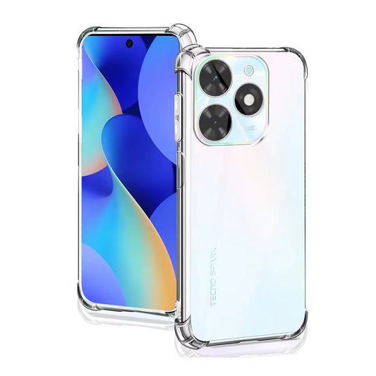 Clear AntiShock Clear Back Cover Soft Silicone TPU Bumper case