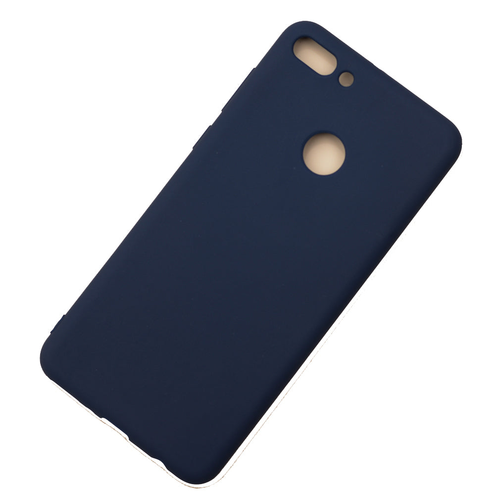 Huawei Y9 2018 Silicone back Cover Slim Magic TPU Case Blue